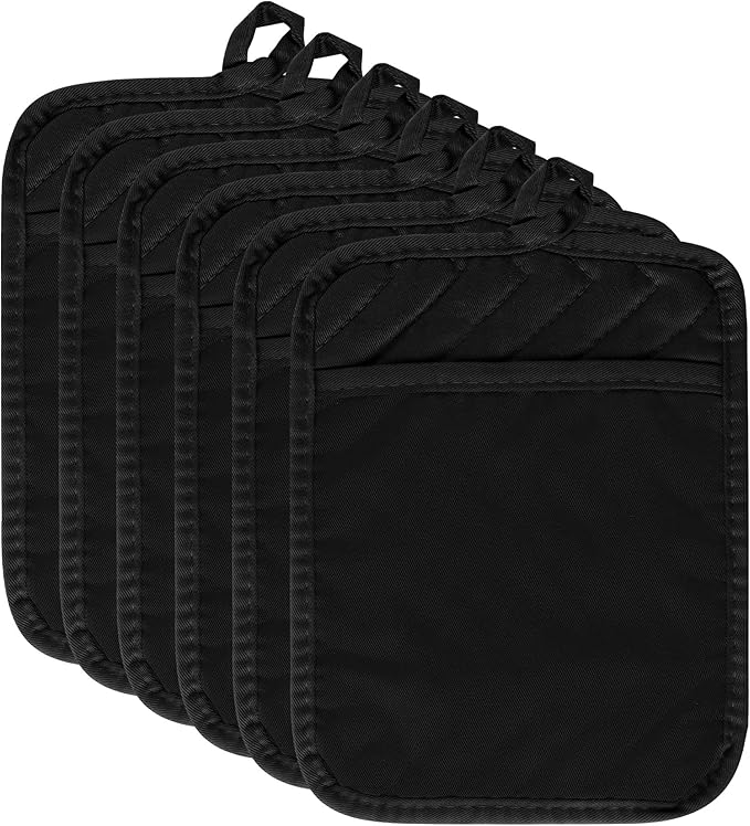 R HORSE 6Pcs Pot Holder with Pocket by RHORSE