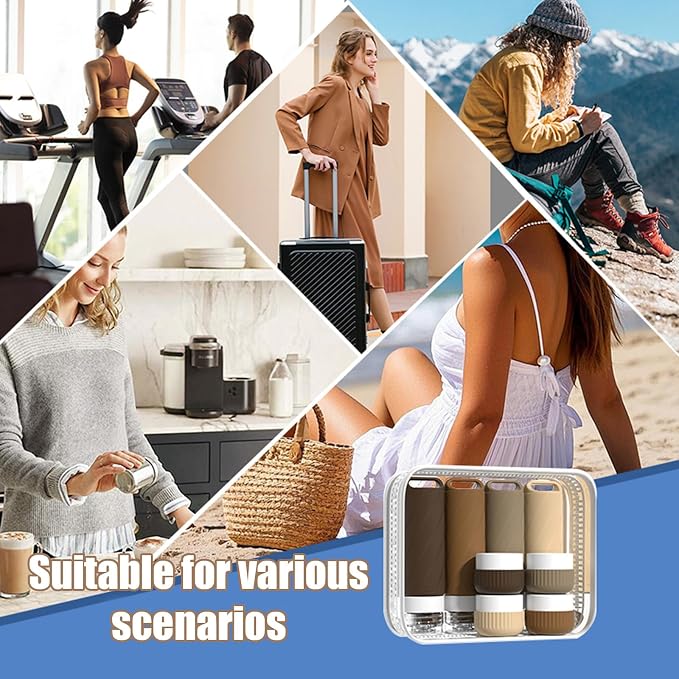 26 Pieces Travel Size Toiletries Bottles Set, Tsa Approved Leakproof Refillable - Image 7