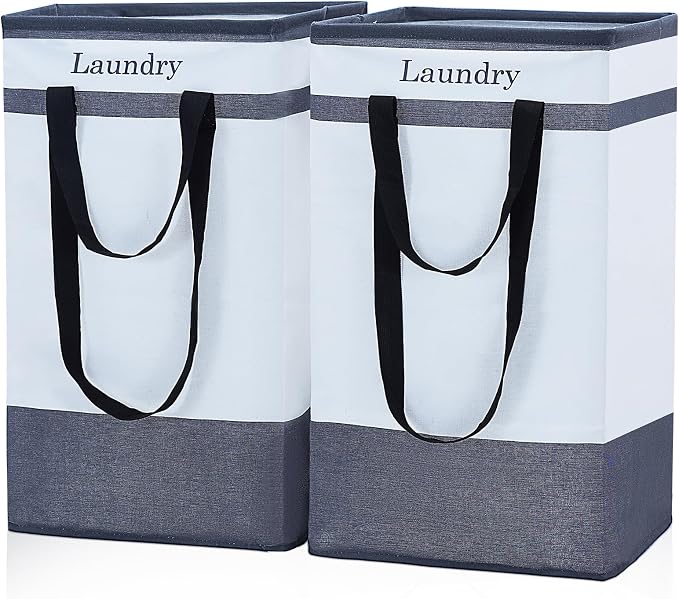 FairyHaus Laundry Basket 100L, Collapsible Laundry Baskets Hampers by FairyHaus