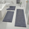 Pauwer Bathroom Rugs Sets 3 Piece Bathroom Shower Rugs by Pauwer