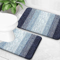 OLANLY Bathroom Rug Set 2 Piece, Soft Absorbent Microfiber Bath Mats and by OLANLY