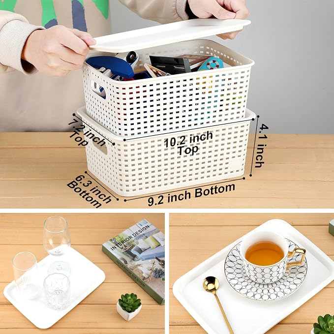 AREYZIN Plastic Storage Baskets - Image 3
