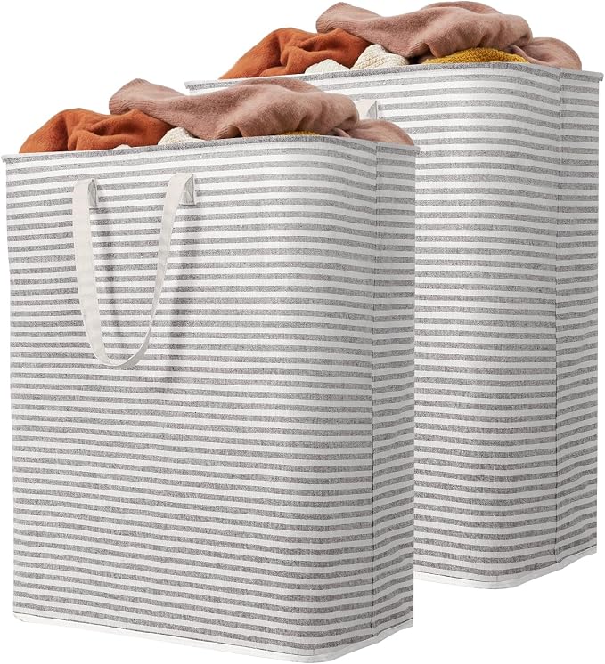 Lifewit 2 Pack Laundry Basket 125L Each, Collapsible Clothes Hamper by Lifewit