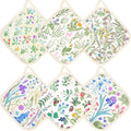6 Pack Pot Holders 100% Cotton Heat Resistant Potholder, Machine Washable Pot by Unknown