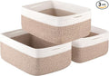 Storage Baskets for Organizing 3 Pack, Woven Baskets for Shelves, Closet by OIASKET
