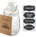 Jarmazing Products Mason Jar Foaming Soap Dispenser – White – by JarmazingProducts