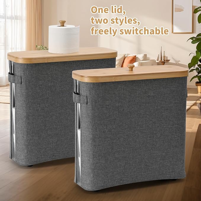 32L Bathroom Toilet Paper Storage Basket - Image 6