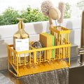 Cisily Yellow Sink Caddy Organzier by CISILYHOMELIFE