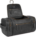 LEATHER VILLAGE Genuine Leather Travel Dopp Kit by LeatherVillage