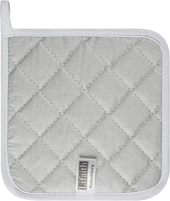 100% Cotton Kitchen Everyday Basic Terry Pot Holder Heat Resistant Coaster - Image 4