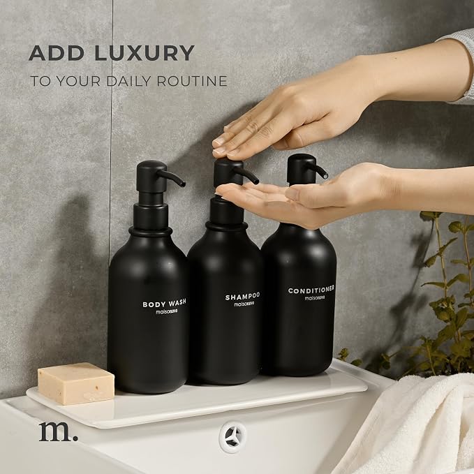 MaisoNovo Refillable Shampoo and Conditioner Bottles - Image 3