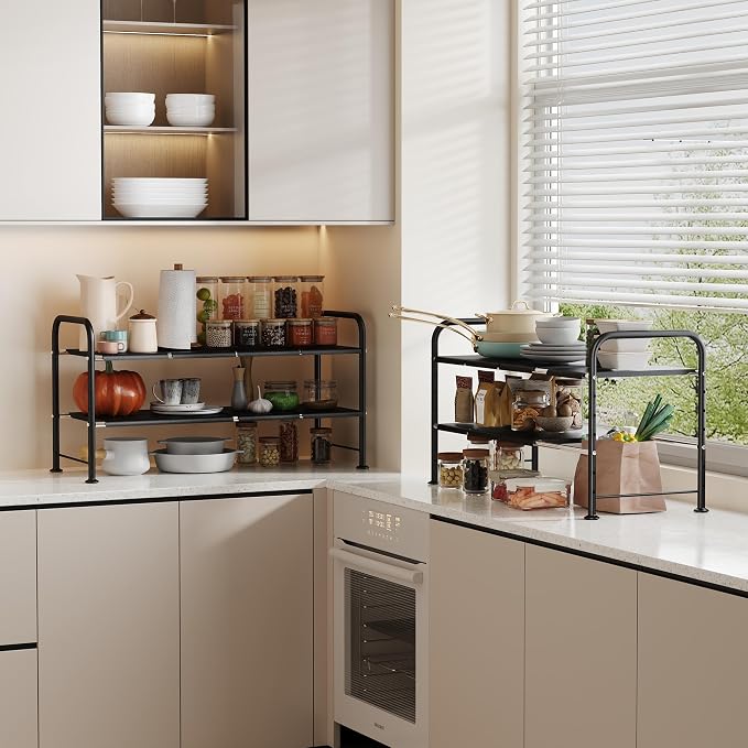 NETEL Adjustable Under Sink Organizers and Storage, Expandable Cabinet Storage - Image 8