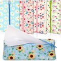 5 Pieces Tissues Purse Pocket Tissue Holder Reusable Travel Pouch Fabric Zipper by Sherr