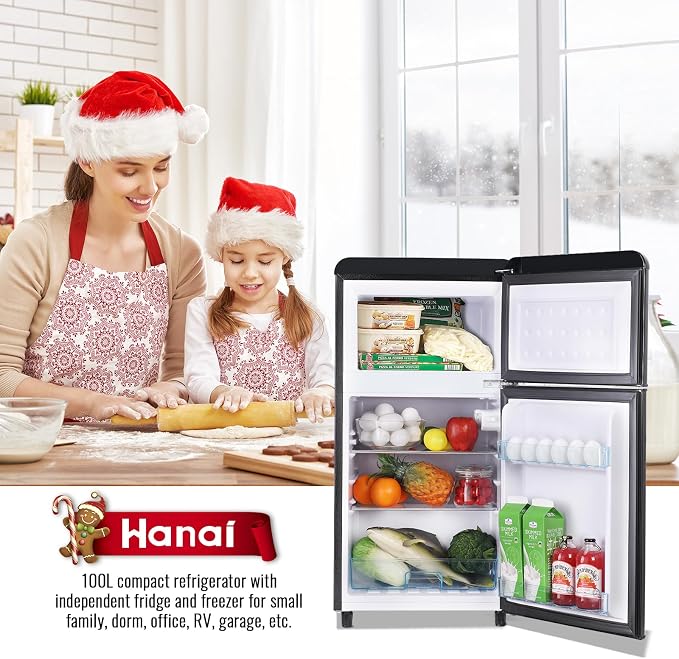 WANAI 3.5 Cu.ft Retro Mini Fridge - Image 2