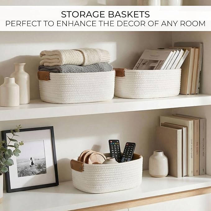 Beautiful Storage Basket Set of 3 - Image 4