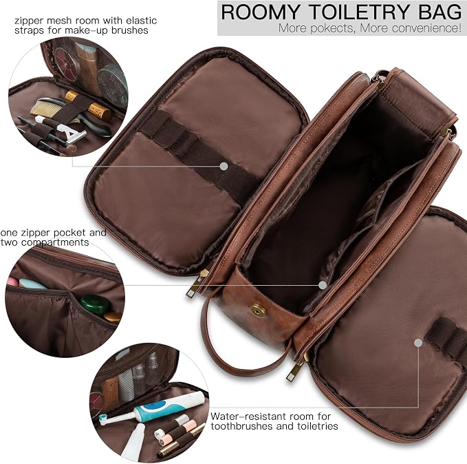Elviros Travel Toiletry Bag Gift - Image 2