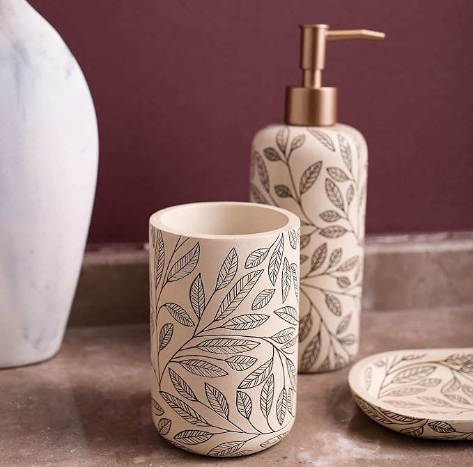 Hymmah Bathroom Accessories Set, Toothbrush Holder, Farmhouse Bathroom Decor - Image 6