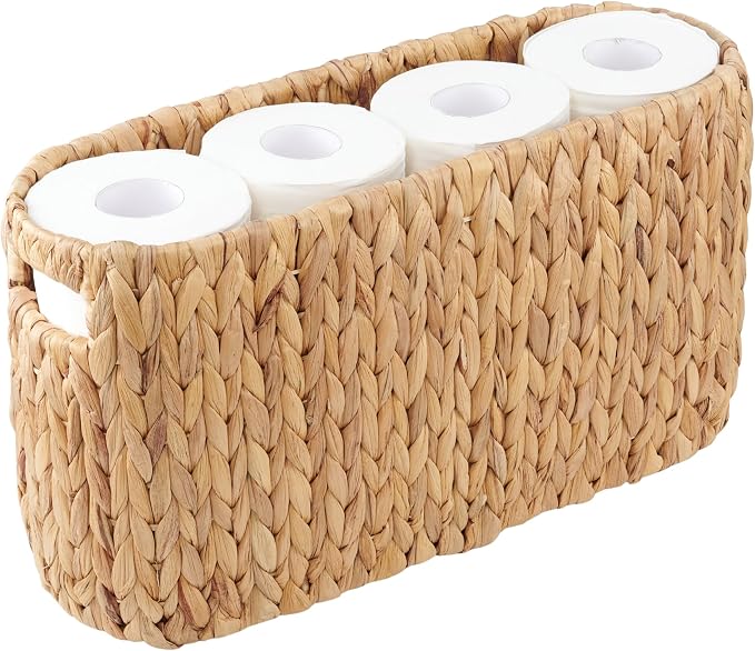 Toilet Paper Storage Basket, Toilet Paper Holder by 84ECO