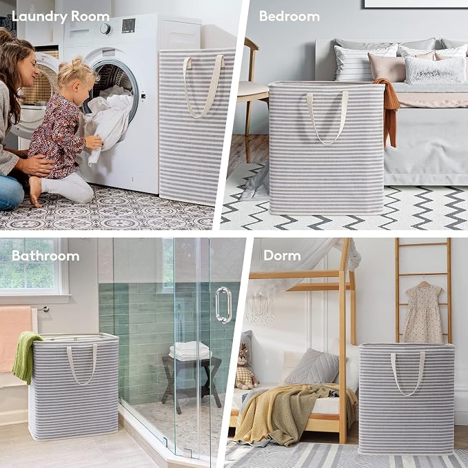 Lifewit 1 Pack Laundry Basket 100L Each, Collapsible Clothes Hamper - Image 7