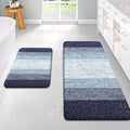 OLANLY Bathroom Rug Set 2 Piece, Soft Absorbent Microfiber Bath Rug Set by OLANLY