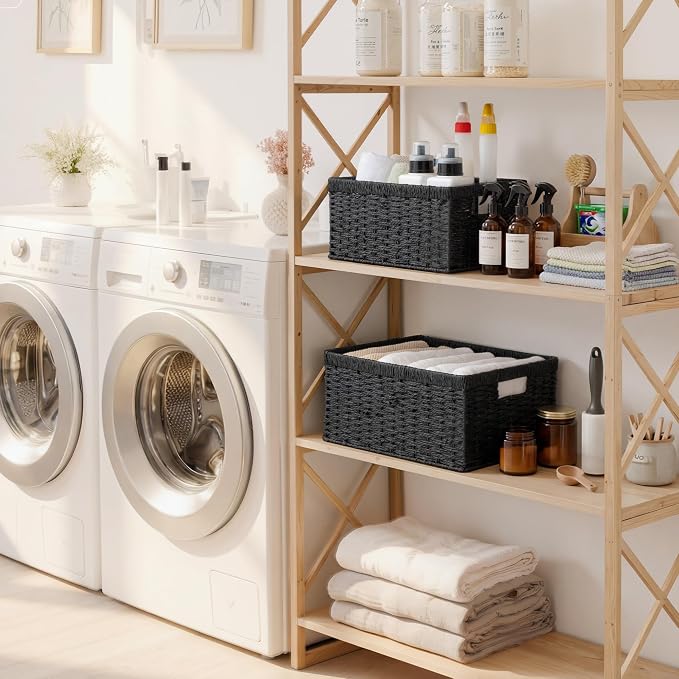 StorageWorks Wicker Storage Baskets - Image 6