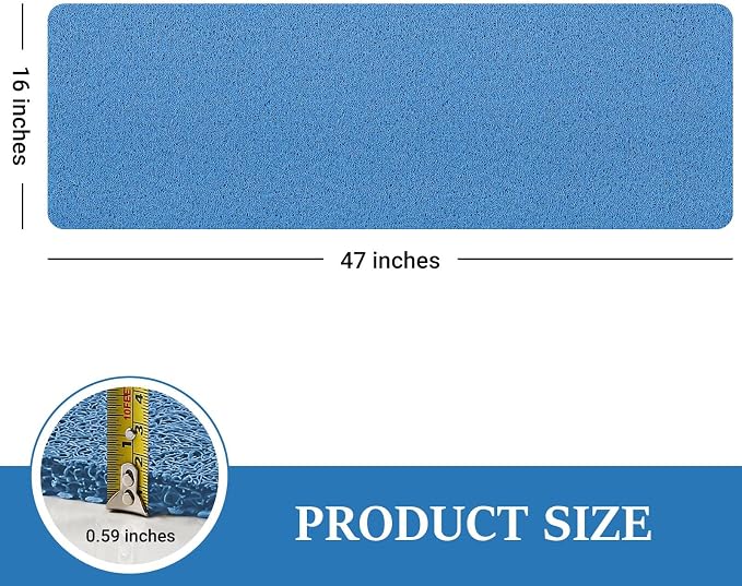 LuxStep Shower Mat Bathtub Mat, 47x16 inch, Non-Slip Bath Mat - Image 2