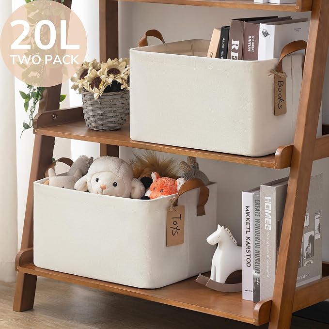 CHICVITA Storage Bins for Shelves, Closet Bins for Organization, Collapsible - Image 5