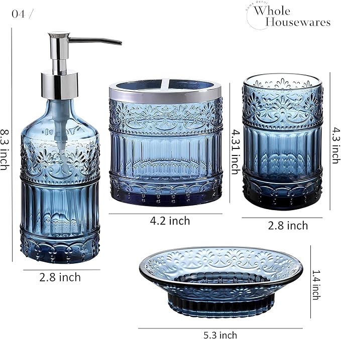 4-Piece Bathroom Accessories Set - Image 6