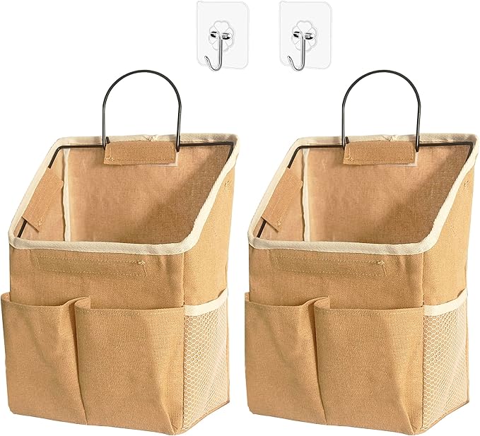 2pcs Wall Hanging Storage Bag, Wall Hanging Organizer Bags by Someteth