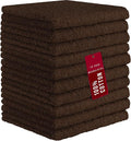 DecorRack 10 Pack 100% Cotton Wash Cloth, Luxurious Soft, 12 x 12 inch Ultra by DecorRack