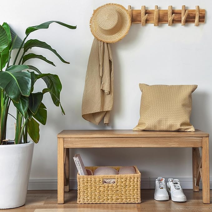 GRANNY SAYS Large Wicker Basket, Decorative Woven Basket - Image 2