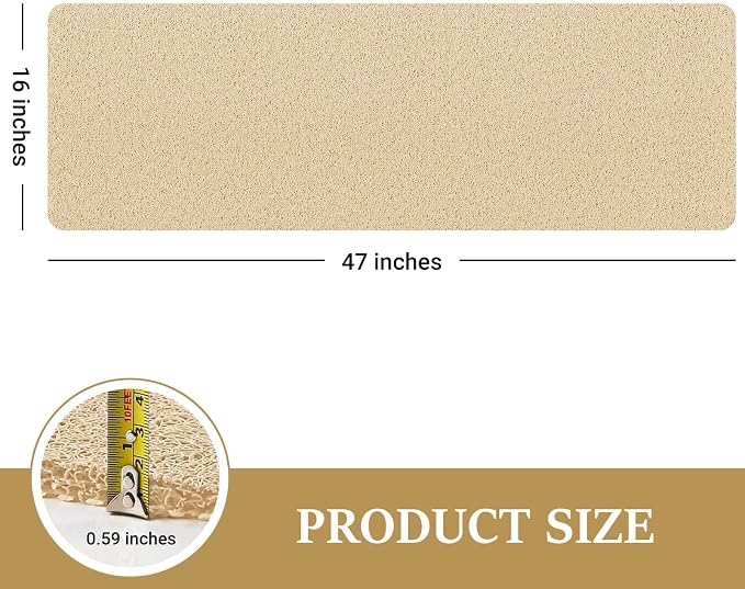 LuxStep Shower Mat Bathtub Mat, 47x16 inch, Non-Slip Bath Mat - Image 2