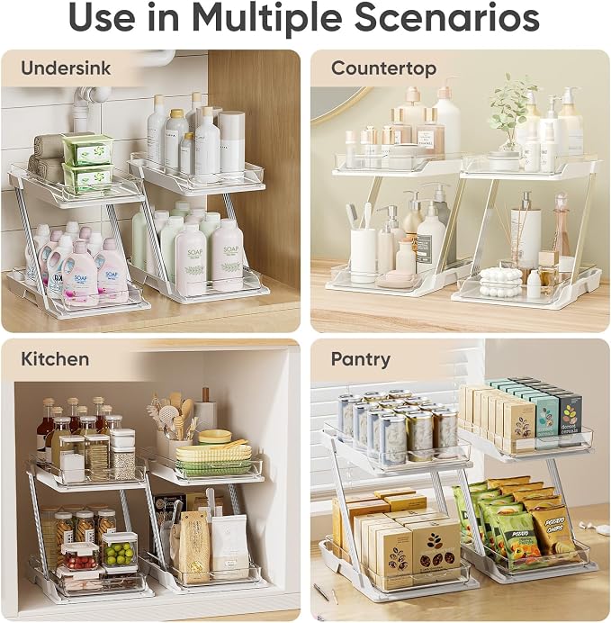 2 Pack Bathroom Organizers and Storage - Image 4