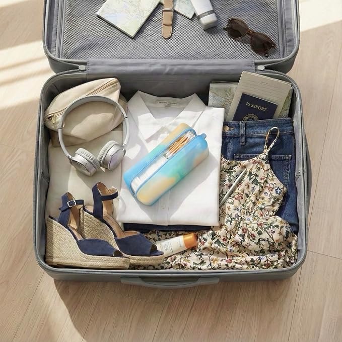 Cotton Pad Swab Travel Case – 2-in-1 Portable Waterproof Qtips Dispenser - Image 9