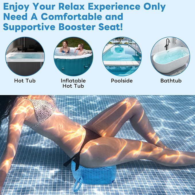 Luxury Extra Thick Weighted Hot Tub Booster Seat - Image 3