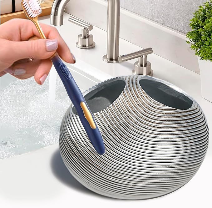 LUANT Bathroom Accessories Set Including Cup, Toothbrush Holders, Soap Dishes - Image 3
