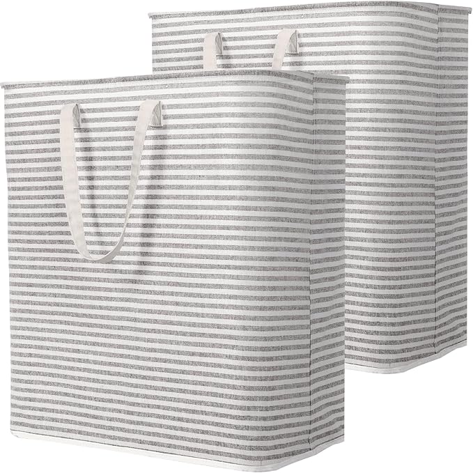 Lifewit 2 Pack Laundry Basket 100L Each, Collapsible Clothes Hamper by Lifewit