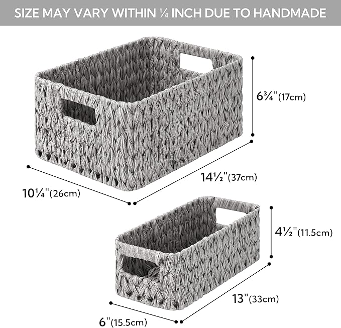 GRANNY SAYS Wicker Baskets for Organizing, Storage Baskets for Shelves - Image 4