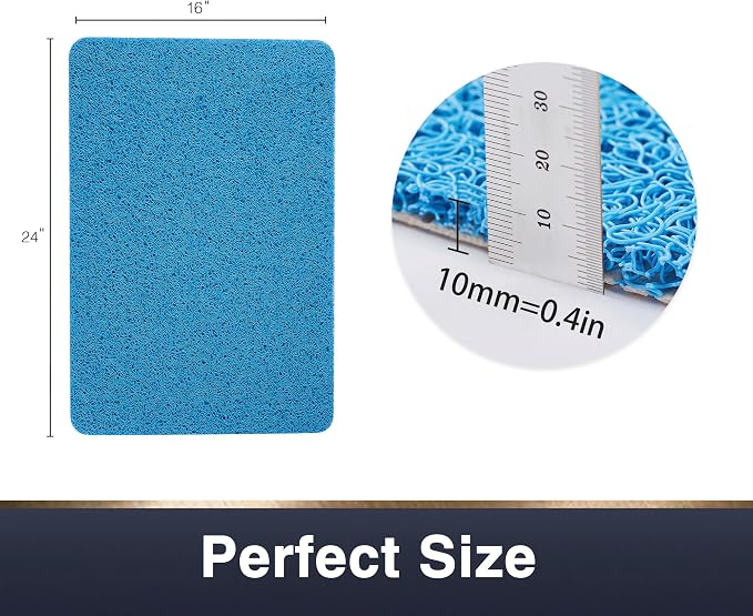 Asvin Soft Textured Bath, Tub Mat, 24x16 Inch, Phthalate Free, Non Slip Comfort - Image 2