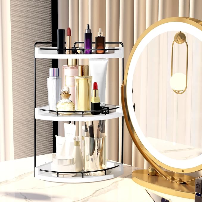 3 Tier Bathroom Counter Organizer, Bathroom Counter Tray and Vanity Organizer - Image 2
