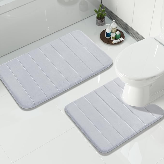 Yimobra Memory Foam Bath Mat Set 2 Piece by Yimobra