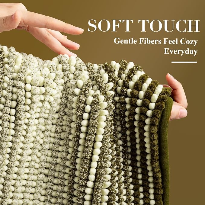 BSICPRO Bathroom Rugs, Bath Mat Non Slip 20 x 32 Inches Water Absorbent - Image 2