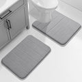 Yimobra U-Shaped Toilet Bath Mat Set 2 Piece by Yimobra