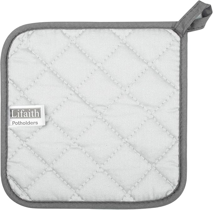 100% Cotton Kitchen Everyday Basic Terry Pot Holder Heat Resistant Coaster - Image 4