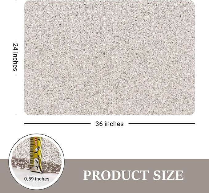 LuxStep Shower Mat Bathtub Mat, 24x36 inch, Non-Slip Bath Mat - Image 2