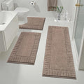 Pauwer Bathroom Rugs Sets 3 Piece Bathroom Shower Rugs by Pauwer