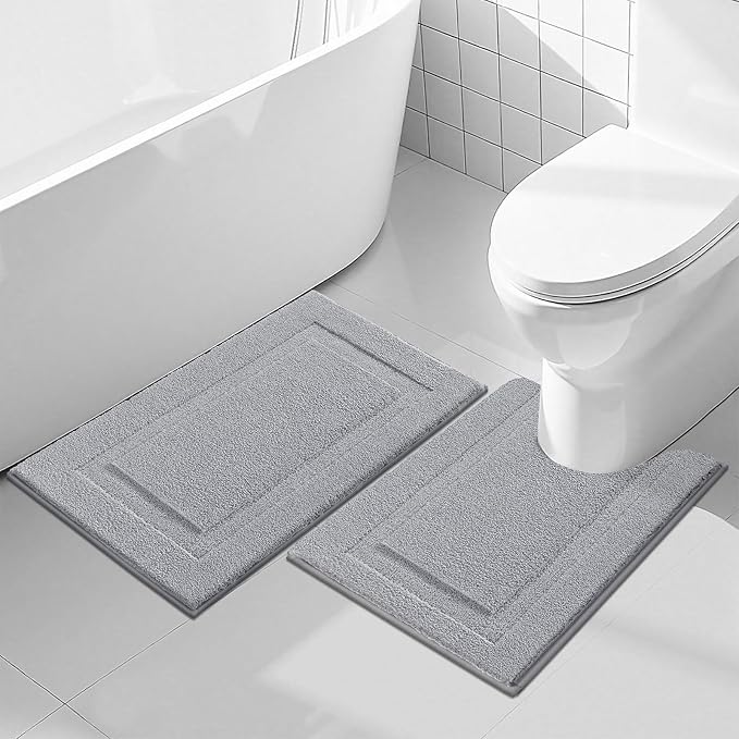 SHACOS Bathroom Rugs Set of 2 Pieces - Image 8