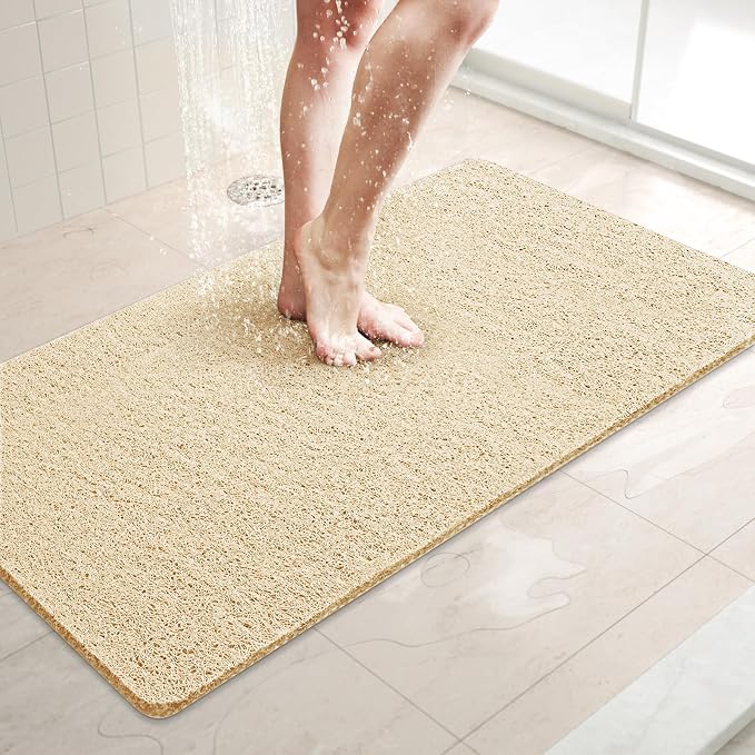 LuxStep Shower Mat Bathtub Mat, 32x16 inch, Non-Slip Bath Mat by LuxStep