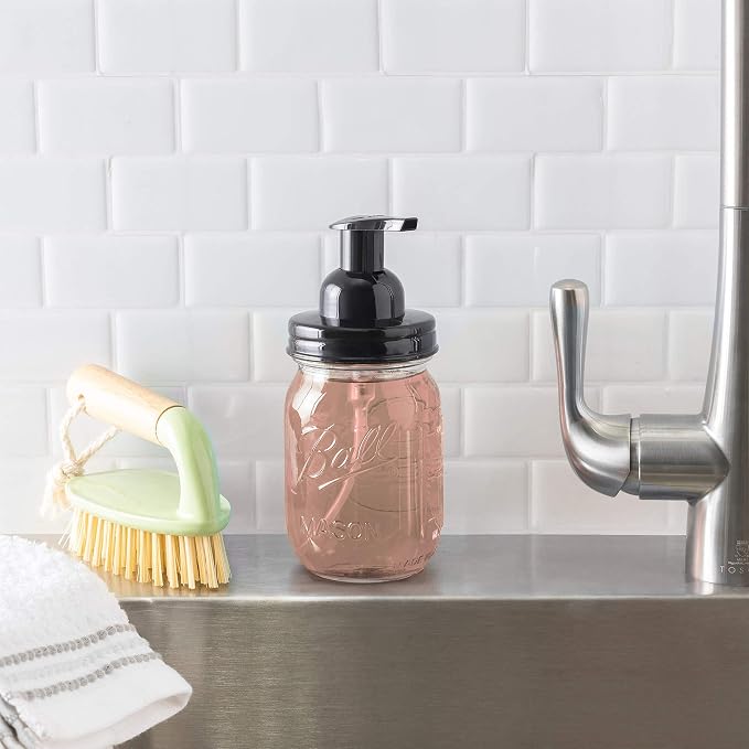 Jarmazing Products Mason Jar Foaming Soap Dispenser - Image 7