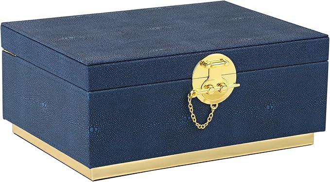 HofferRuffer Elegant Faux Leather Decorative Box, Storage Jewelry Box Organizer by HofferRuffer